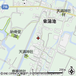福岡県柳川市東蒲池924周辺の地図