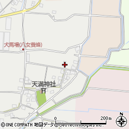 福岡県八女市川犬犬馬場437-1周辺の地図