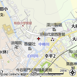 香蘭社　従業員労組周辺の地図