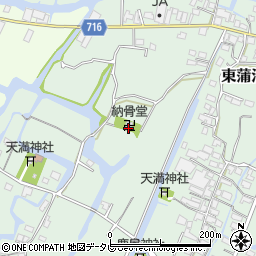 福岡県柳川市東蒲池1214周辺の地図