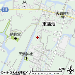 福岡県柳川市東蒲池927周辺の地図