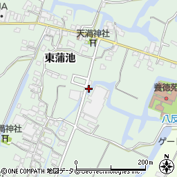 福岡県柳川市東蒲池433周辺の地図