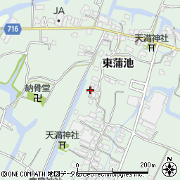 福岡県柳川市東蒲池928周辺の地図