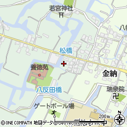 福岡県柳川市東蒲池280周辺の地図