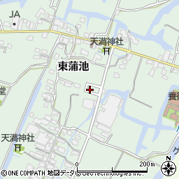 福岡県柳川市東蒲池432周辺の地図