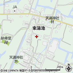 福岡県柳川市東蒲池441周辺の地図