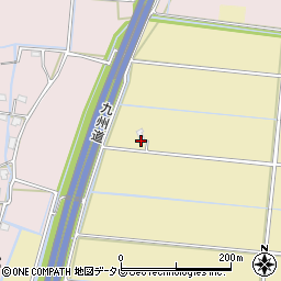 福岡県筑後市溝口297-1周辺の地図