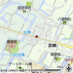 福岡県柳川市東蒲池295周辺の地図