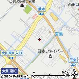 福岡県大川市三丸814-1周辺の地図