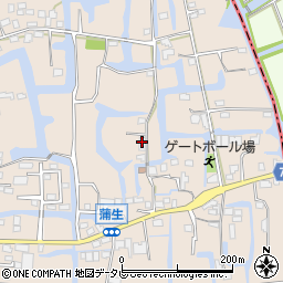 福岡県柳川市蒲生193-2周辺の地図