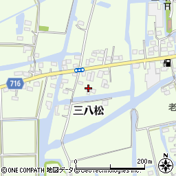 福岡県三潴郡大木町三八松641-3周辺の地図