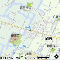 福岡県柳川市東蒲池289周辺の地図