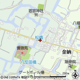 福岡県柳川市東蒲池298-11周辺の地図