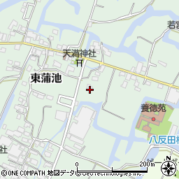 福岡県柳川市東蒲池429周辺の地図