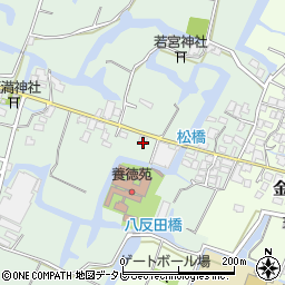 福岡県柳川市東蒲池391周辺の地図