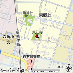 東江寺周辺の地図