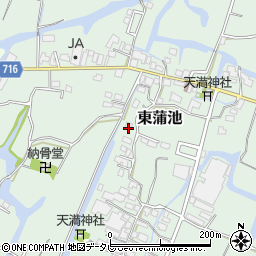 福岡県柳川市東蒲池929周辺の地図