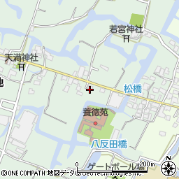 福岡県柳川市東蒲池392周辺の地図