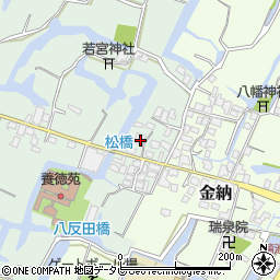 福岡県柳川市東蒲池290周辺の地図