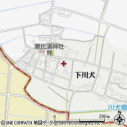 福岡県八女市川犬下川犬1475周辺の地図