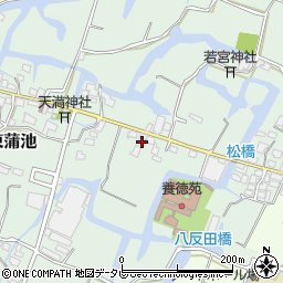 福岡県柳川市東蒲池398周辺の地図