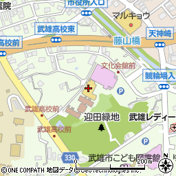 武雄市勤労青少年ホーム周辺の地図