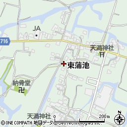 福岡県柳川市東蒲池932周辺の地図