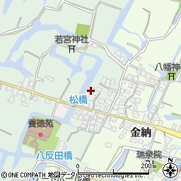 福岡県柳川市東蒲池291周辺の地図