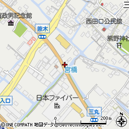 龍クリーニング三丸店周辺の地図