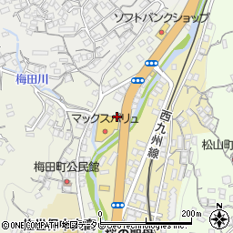 長崎県佐世保市梅田町2周辺の地図