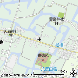 福岡県柳川市東蒲池395周辺の地図