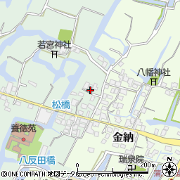 福岡県柳川市東蒲池302-1周辺の地図