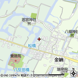 福岡県柳川市東蒲池305周辺の地図