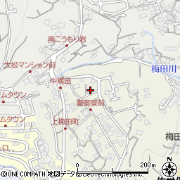 長崎県佐世保市梅田町84周辺の地図