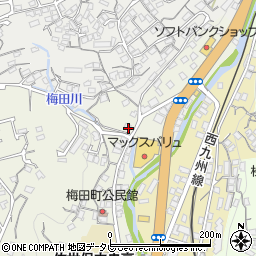 長崎県佐世保市梅田町7-5周辺の地図