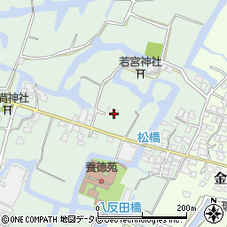 福岡県柳川市東蒲池375周辺の地図