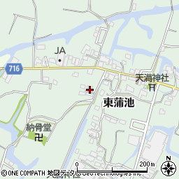 福岡県柳川市東蒲池1160周辺の地図