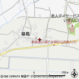 福岡県八女市川犬泉島1071-1周辺の地図