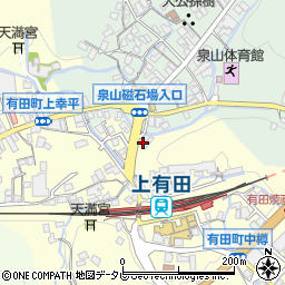 蒲仙堂周辺の地図