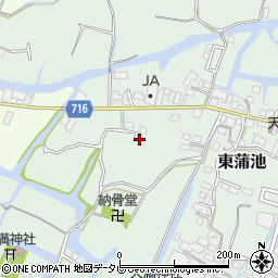 福岡県柳川市東蒲池1177周辺の地図