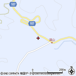 愛媛県北宇和郡松野町上家地39周辺の地図