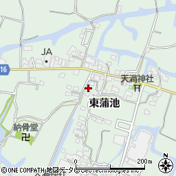 福岡県柳川市東蒲池936周辺の地図