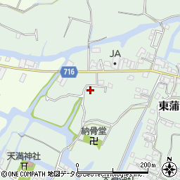 福岡県柳川市東蒲池1178周辺の地図
