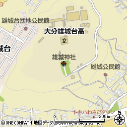 雄城神社周辺の地図