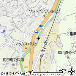 長崎県佐世保市梅田町3周辺の地図