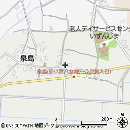 福岡県八女市川犬泉島1059周辺の地図