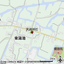 福岡県柳川市東蒲池979-2周辺の地図