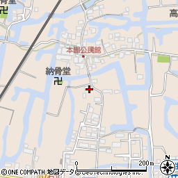 福岡県柳川市蒲生523周辺の地図