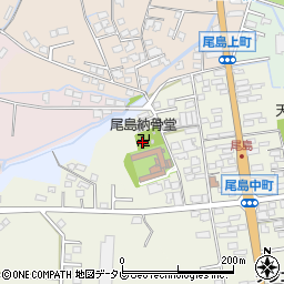 尾島納骨堂周辺の地図