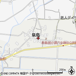 福岡県八女市川犬泉島1106周辺の地図